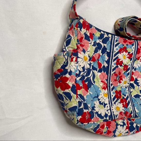 Vera Bradley Hobo Crossbody Floral Bag 8”Hx11”W - Picture 2 of 9